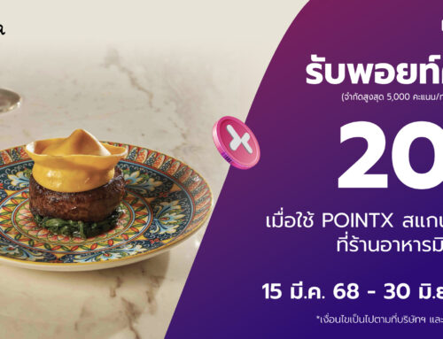 กินดื่มสุดฟินกับ POINTX รับพอยท์คืน 20% ที่ร้าน Mimosa