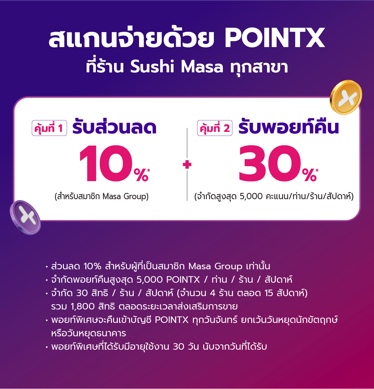 POINTX Premium Restaurant Landing page 1200_Sushi Masa